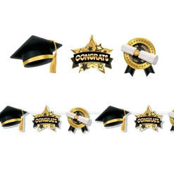 NEU Girlande Graduation Absolvent, Länge: 3m