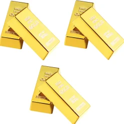 NEU Goldbarren Attrappe, 6 cm, 6 Stück