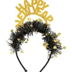 NEU Haarreif Happy New Year, gold