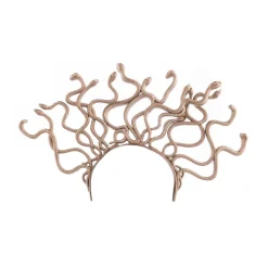NEU Haarreif Medusa mit Schlangen, gold, ca. 26cm hoch