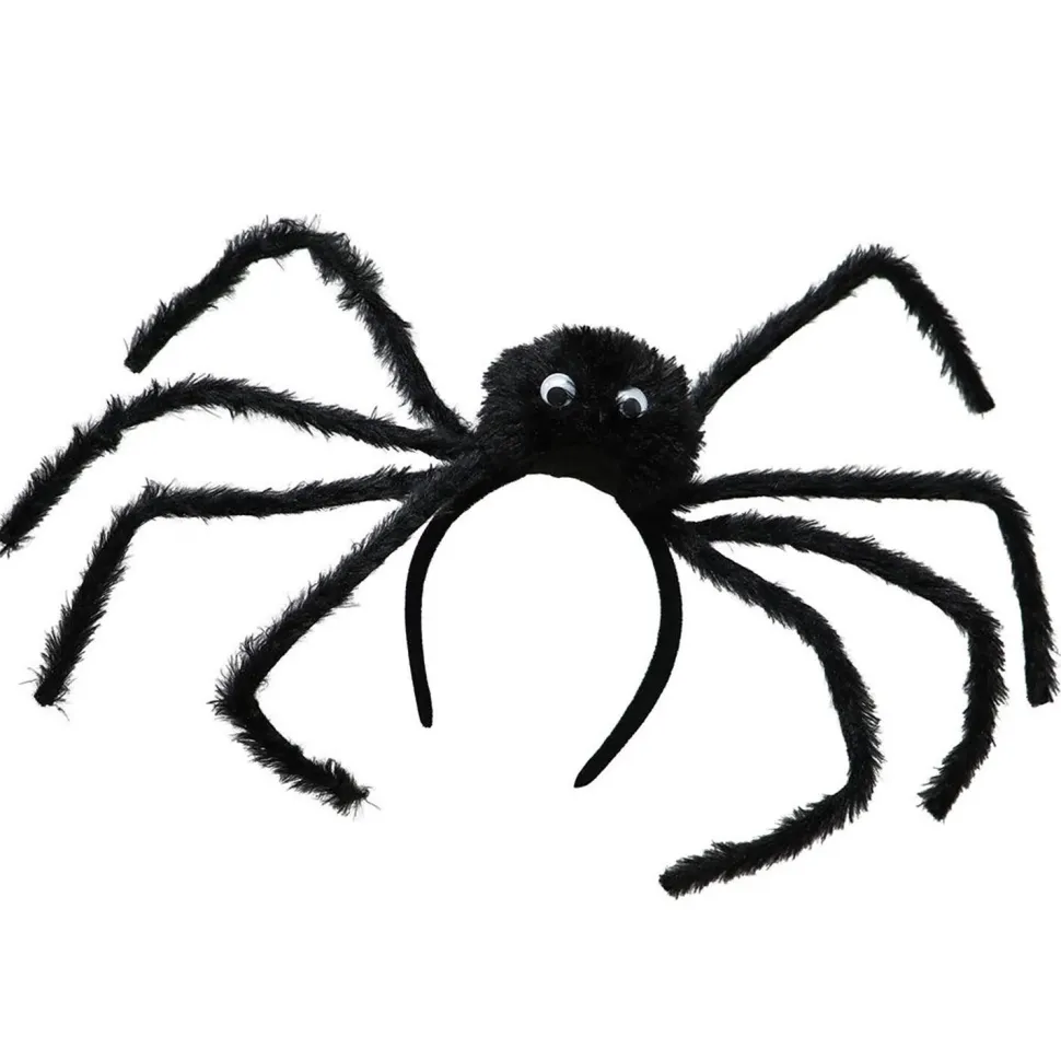 NEU Haarreif mit Riesen-Spinne, schwarz