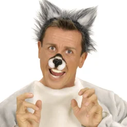 NEU Haarreif Wolfsohren aus Plüsch