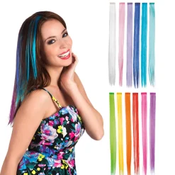 NEU Haarsträhne in verschiedenen Farben, 1 Stück