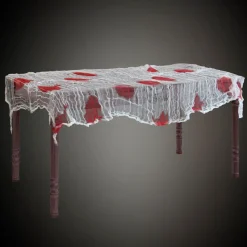 NEU Halloween Blutiger Mullstoff als Deko, Tischdecke & Co., 180 x 80cm