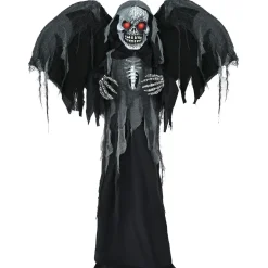 NEU Halloween-Deko Figur geflügeltes Skelett mit Licht-, Sound- und Bewegungseffekt, 180cm