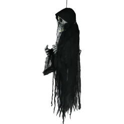NEU Halloween-Deko-Figur Geisterskelett mit Licht-, Sound und Bewegungseffekt, 120cm