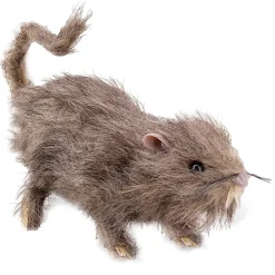 NEU Halloween-Deko-Figur haarige Ratte, 21cm