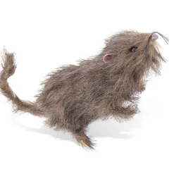 NEU Halloween-Deko-Figur haarige Ratte, 21cm