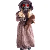 NEU Halloween-Deko-Figur Puppe mit drehendem Kopf, 95cm, mit Licht-, Sound- und Bewegungseffekt
