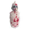 NEU Halloween-Deko-Figur schreiendes Horror-Baby, mit Licht und Sound, ca. 50 cm