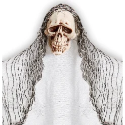 NEU Halloween-Deko-Figur Sensenmann, ca. 61 cm, Weiß