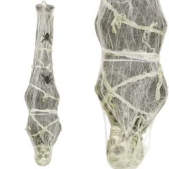 NEU Halloween-Deko-Figur Skelett-Mumie im Spinnennetz, ca. 120cm