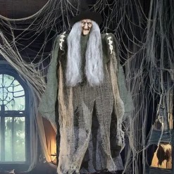 NEU Halloween-Deko Gruselhexe, mit Aufhänger, 50cm