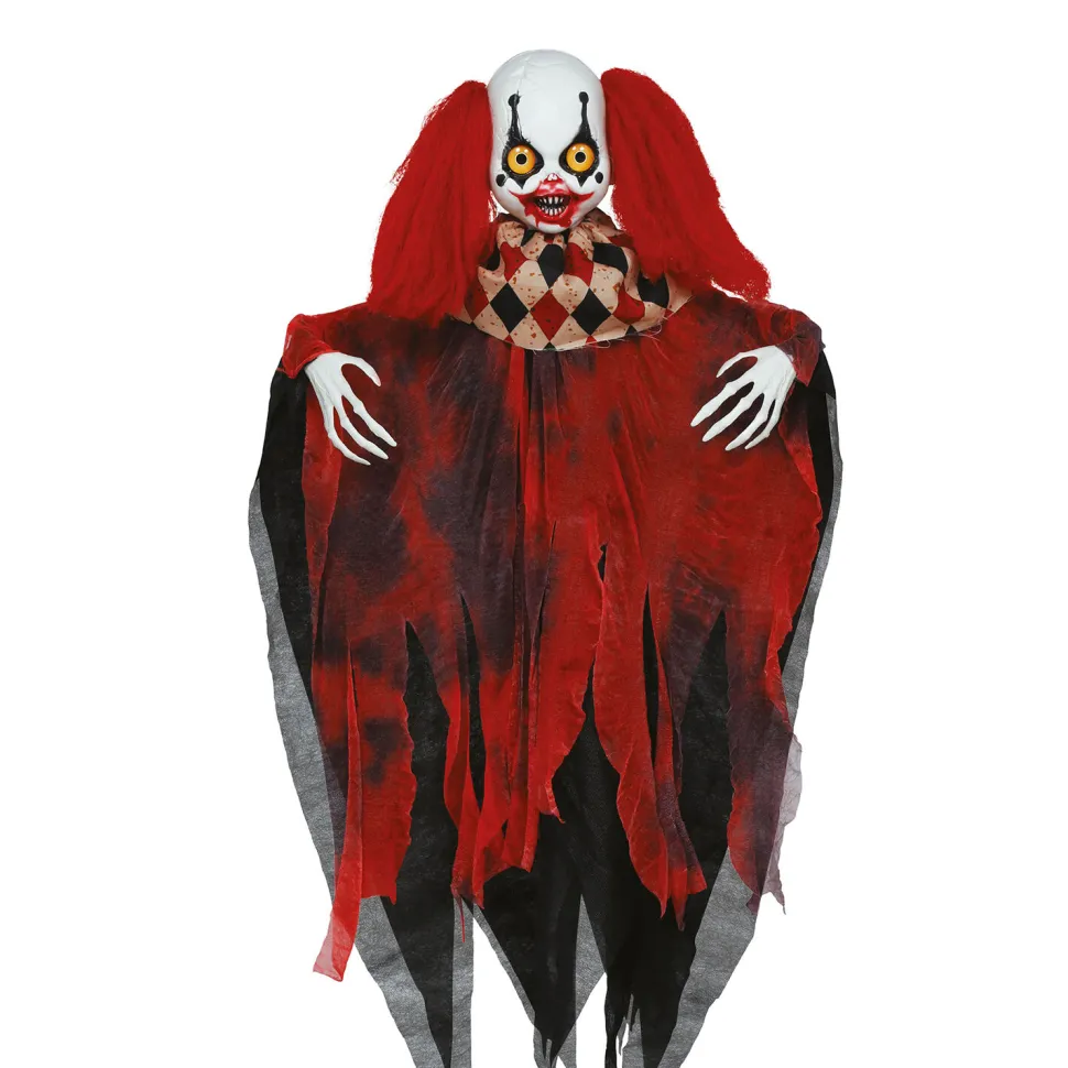 NEU Halloween Deko-Hängefigur Horror Clown, ca. 98cm