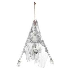 NEU Halloween-Deko Hängendes Skelett, ca. 140cm, mit Befestigungs-Strick