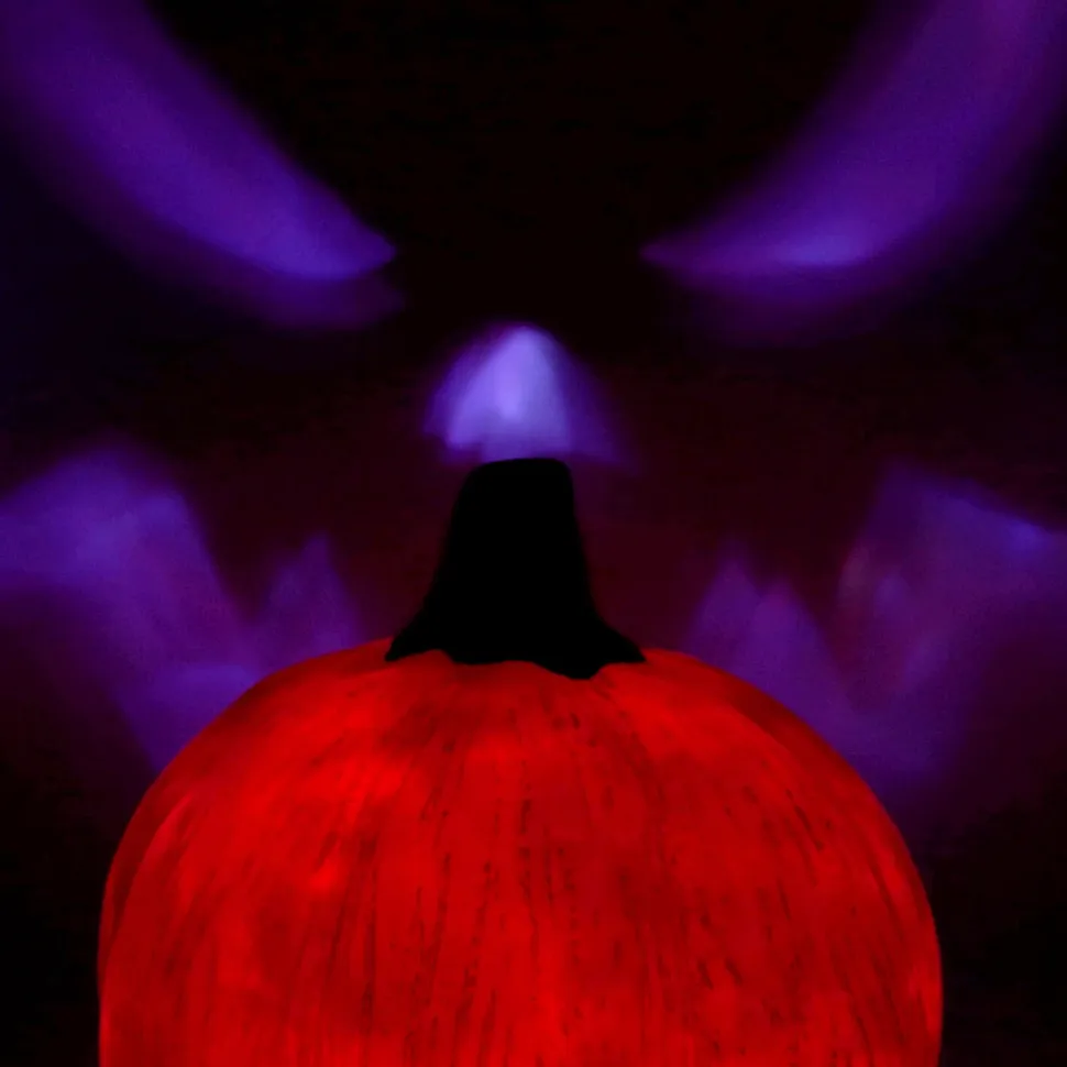 NEU Halloween-Deko lachender Kürbis, mit Licht- und Soundeffekten, 42cm
