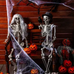 NEU Halloween-Deko leuchtender Kürbis, 16 cm