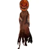 NEU Halloween Dekoration Geist mit Kürbisgesicht, Fetzengewand und Licht, ca. 280cm