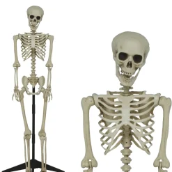 NEU Halloween Deko Skelett mit Ständer, ca. 155cm