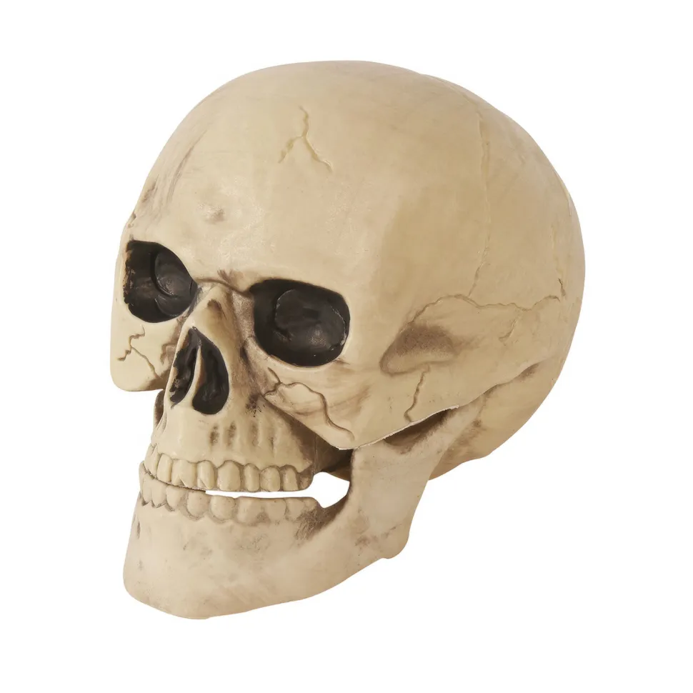 NEU Halloween-Deko Totenschädel aus PVC, ca. 20cm