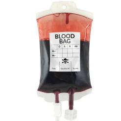 NEU Halloween-Deko, Transfusionsbeutel mit Kunstblut