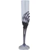 NEU Halloween Sektglas Skelett-Hand, transparent, ca. 25cm