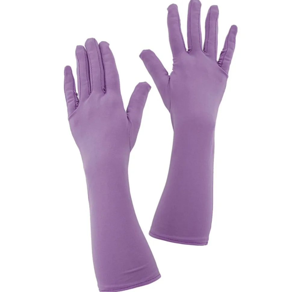 NEU Handschuhe pastell-violett, ca, 40cm