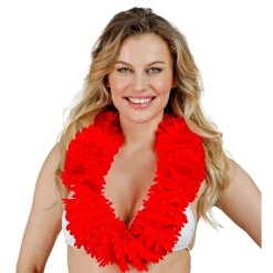 NEU Hawaiikette / Hulakette voluminös, rot