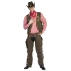 NEU Herren-Kostüm Cowboy Billy, 2-tlg. mit Weste und Chaps, braun, Gr. 48-50