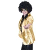 NEU Herren-Kostüm Disco-Fever-Jacke, gold, Gr. 48-50