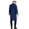 NEU Herren-Kostüm Hochwertiger Kapitänsmantel, navy blau, Gr. S