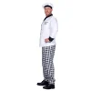 NEU Herren-Kostüm Koch mit Hose, Oberteil und Kochmütze, Gr. S