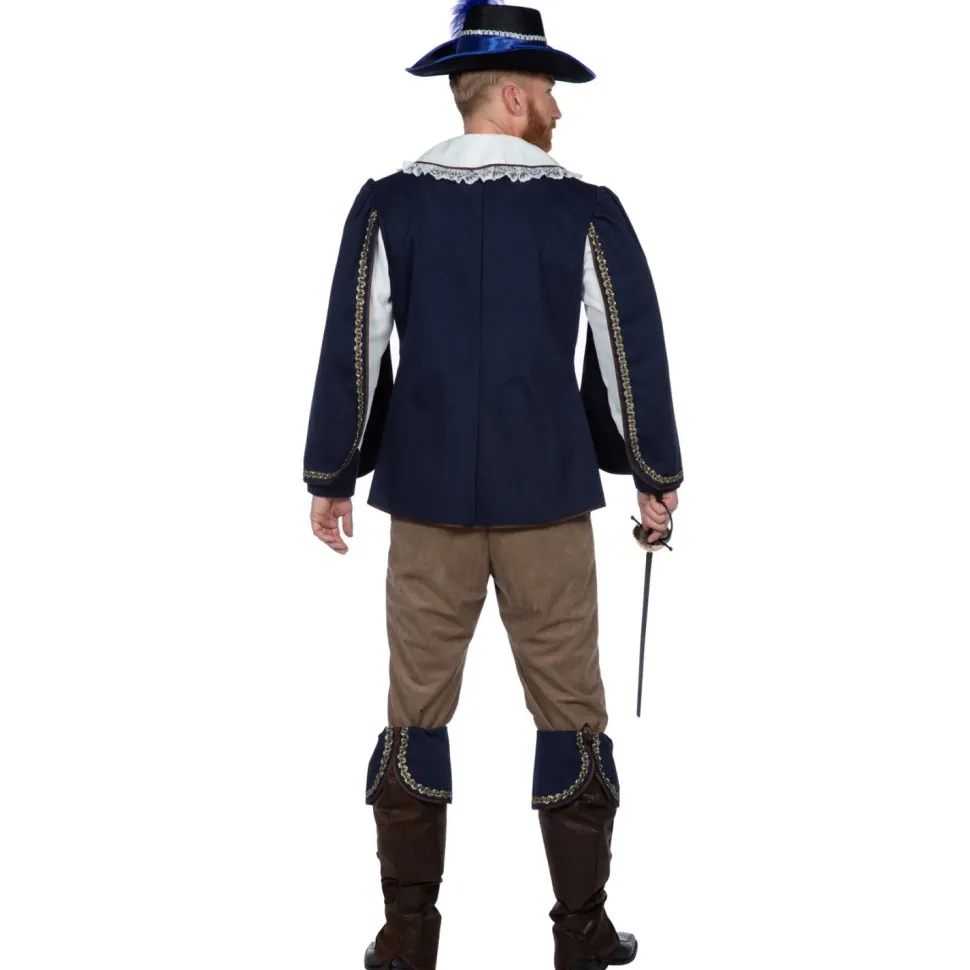 NEU Herren-Kostüm Musketier Aramis, Jacke und Hose, Gr. 48