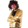NEU Herren-Kostüm Proll-Jacke Greg, Bomberjacke in gold, Gr. 48-50