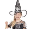 NEU Hexenhut für Kinder, Schwarz / Silber