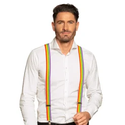 NEU Hosenträger Regenbogen Pride, verstellbar