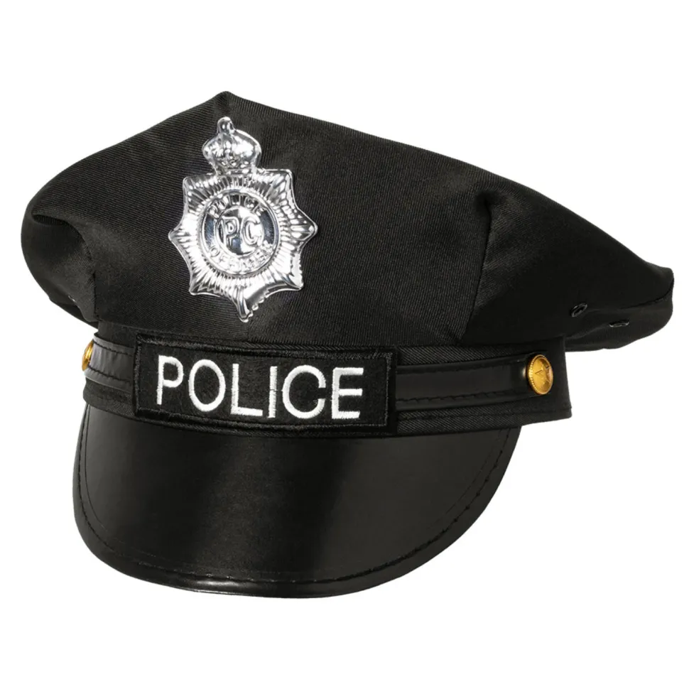 NEU Hut/Mütze Police, schwarz, Einheitsgröße