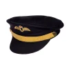 NEU Hut Pilot, schwarz-gold, Einheitsgröße