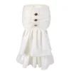 NEU Jabot Steampunk / Mittelalter creme-weiß