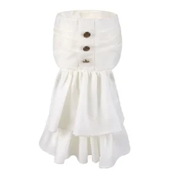 NEU Jabot Steampunk / Mittelalter creme-weiß