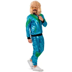 NEU Jogging-Anzug Dylan, Blau-Grün-Metallic, Größe 48-50