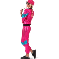 NEU Jogging-Anzug Patsy, Pink-Blau-Metallic, Größe 36-38