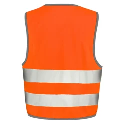 NEU Kinderkostüm Bauarbeiter-Weste / Warnweste, orange, 4-6 Jahre