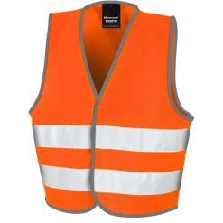 NEU Kinderkostüm Bauarbeiter-Weste / Warnweste, orange, 4-6 Jahre