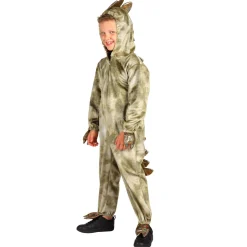 NEU Kinder-Kostüm Dinosaurier aus dickem Plüsch, Overall, Gr. 80-86