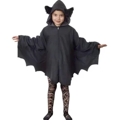 NEU Kinder-Kostüm Fledermaus-Umhang, schwarz, Einheitsgröße bis 116