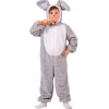 NEU Kinder-Kostüm Overall Kaninchen, grau, Größe 116