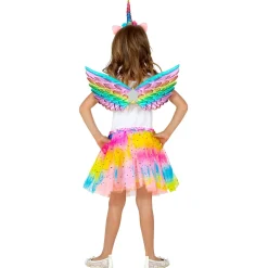 NEU Kinder-Kostüm-Set Einhorn, mit Flügeln, Tutu und Haarreif, Einheitsgröße