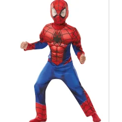 NEU Kinder-Kostüm Spiderman Deluxe mit Maske, Größe: 110-116, 5-6 Jahre