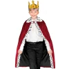 NEU Kinder Kostümumhang König / Königin, 90cm, bordeaux